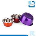 Colourful Stainless Steel Deep Salad Bowls & Mixing Bowls